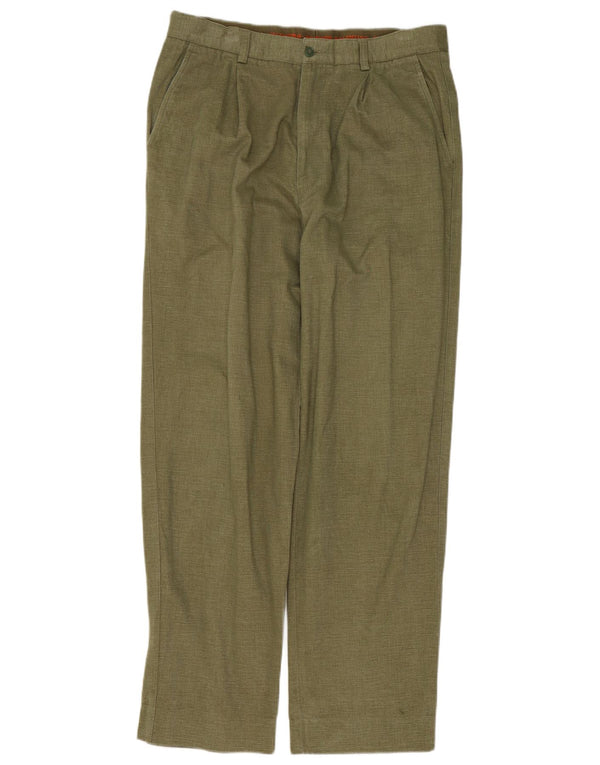 Ανδρικό παντελόνι Chino Valentino IT 52 XL W38 L32 Πράσινο