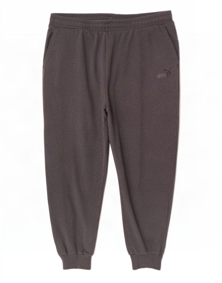 Ανδρική φόρμα Puma Παντελόνι Joggers 3XL Γκρι Βαμβακερό