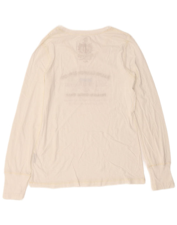 Ralph Lauren Γυναικείο τοπ μακρυμάνικο UK 8 Small White