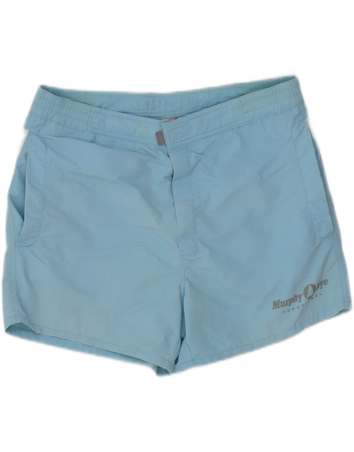 Ανδρικά γραφικά σορτς κολύμβησης Murphy & Nye XL Blue Colourblock Polyamide
