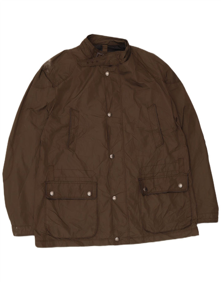 Massimo Dutti Ανδρικό Utility Jacket UK 44 2XL Καφέ Πολυεστέρας
