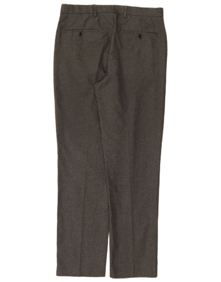 Marks & Spencer Ανδρικό ίσιο παντελόνι Chino με κανονική εφαρμογή W32 L31 Γκρι