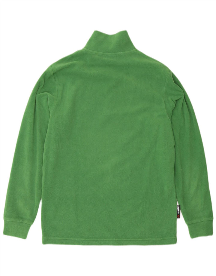 Invicta Ανδρικό φερμουάρ Fleece Jumper Μικρός Πράσινος Πολυεστέρας