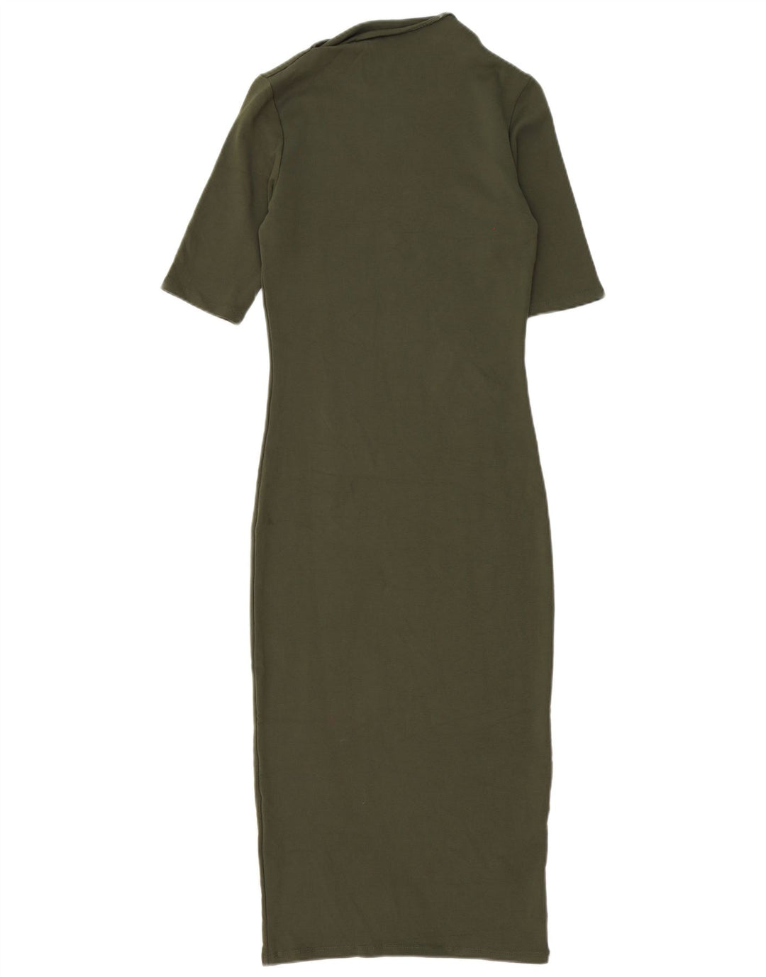 Zara Γυναικείο Bodycon Φόρεμα UK 10 Small Khaki