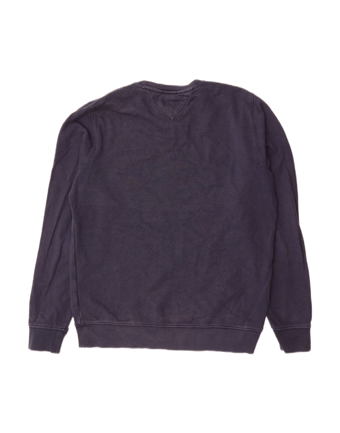 TOMMY HILFIGER Mens Graphic Regular Fit Sweatshirt Jumper Medium Navy Blue