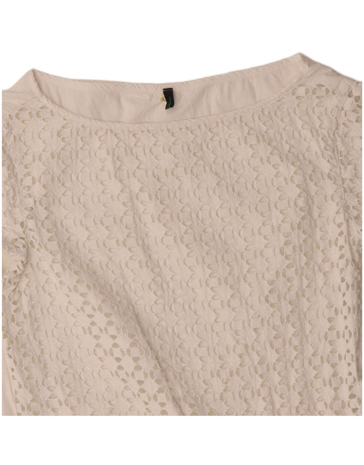 Γυναικεία μπλούζα Benetton Top UK 14 Medium White