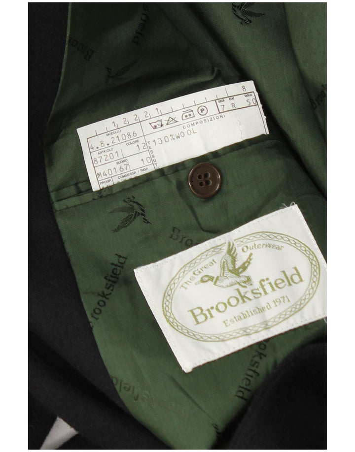 Μπουφάν Brooksfield Ανδρικό Μπλέιζερ με 2 Κουμπιά IT 50 Large Navy Blue Wool