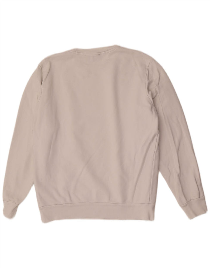 Diesel Ανδρικό γραφικό φούτερ Jumper μεγάλο λευκό βαμβακερό