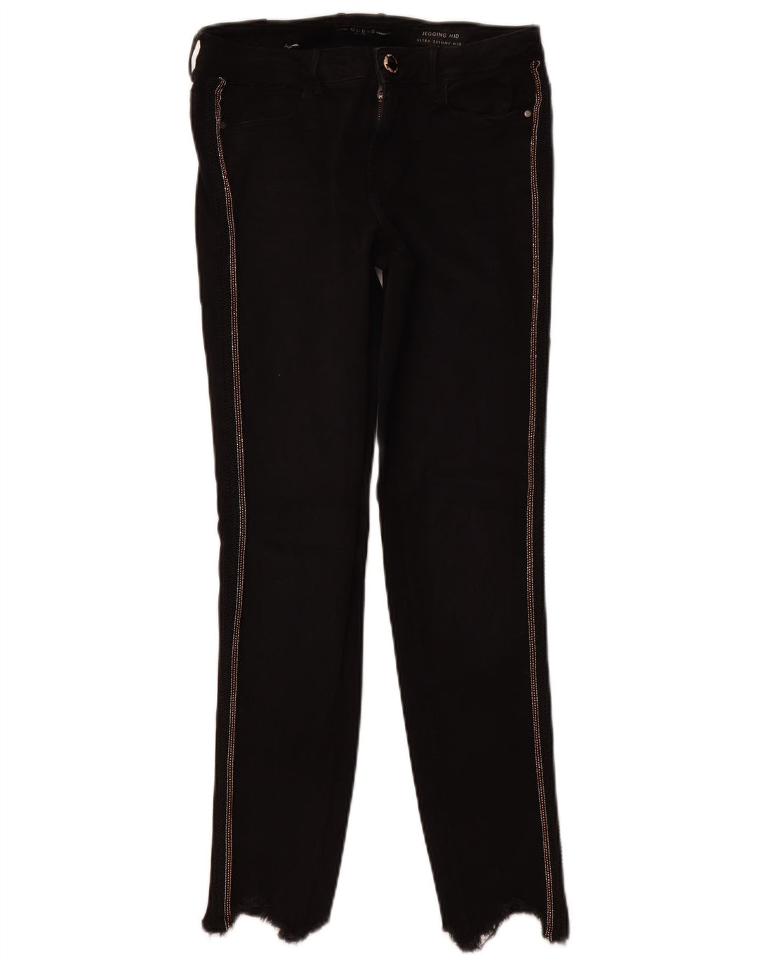 GUESS Γυναικείο Ψηλόμεσο Jegging Skinny Jeans W28 L28 Μαύρο βαμβακερό