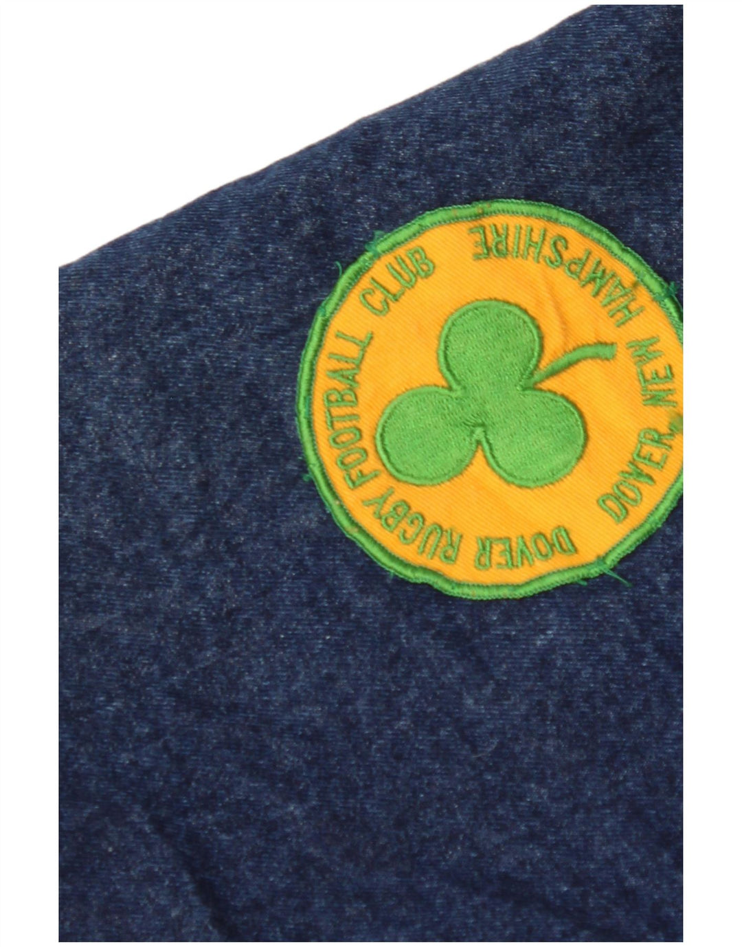 Ανδρικό τζιν μπουφάν VINTAGE Dover Sherpa UK 40 Large Blue