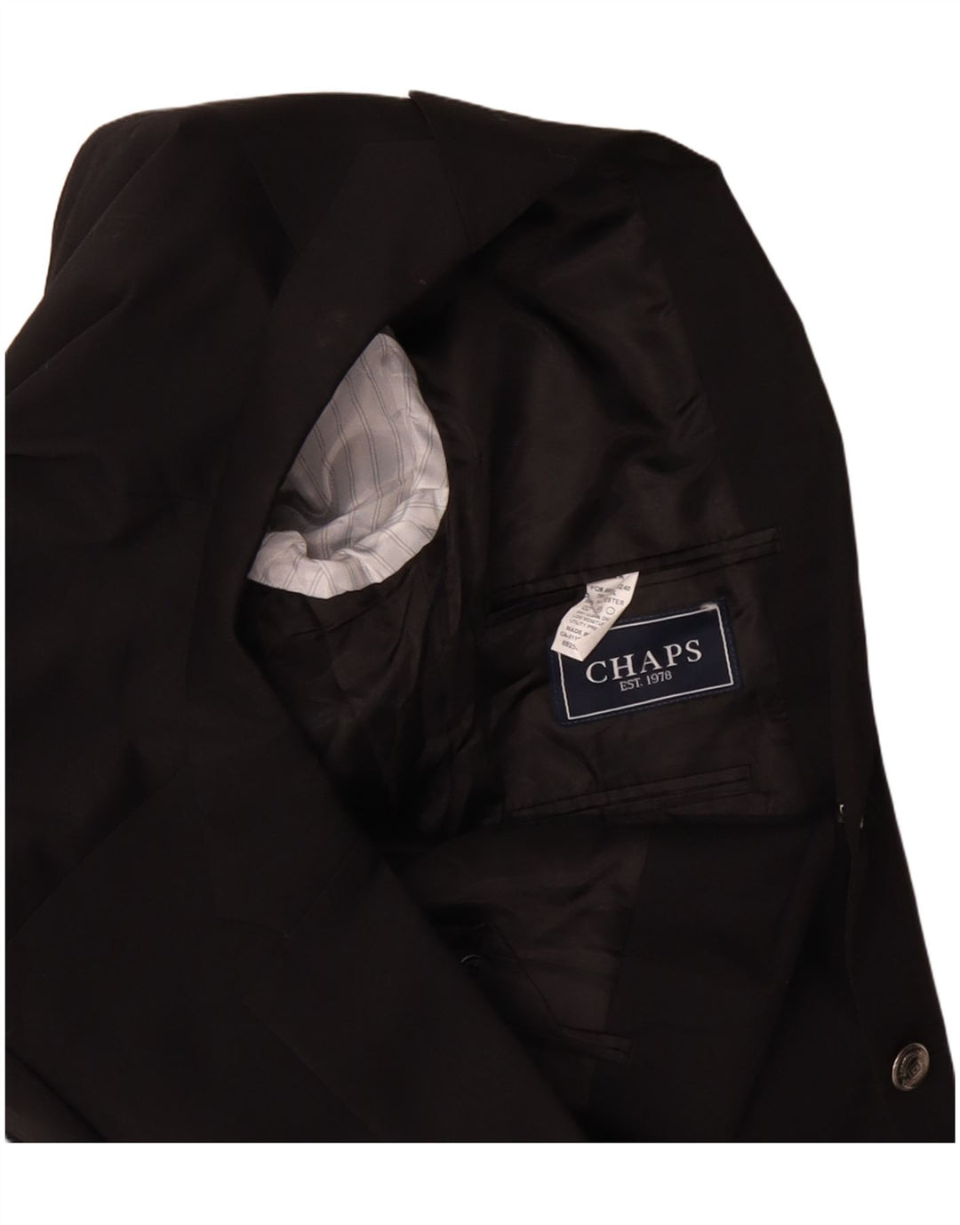 CHAPS Ανδρικό σακάκι σακάκι με 2 κουμπιά UK 38 Medium Black