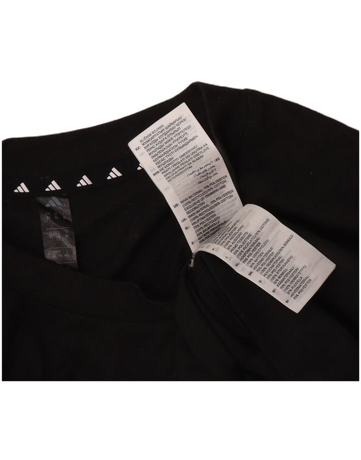 Ανδρικό γραφικό T-Shirt Adidas Top XL Μαύρο Πολυεστέρας