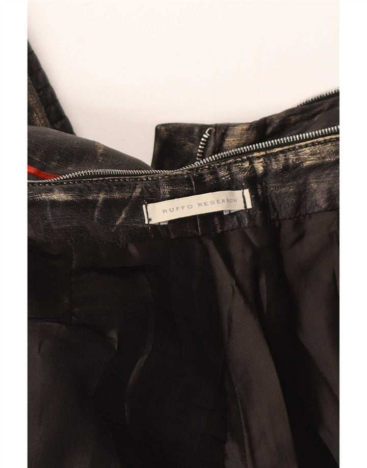 Rufffo Research Γυναικείο Biker Παντελόνι W28 L34 Μαύρο Flecked