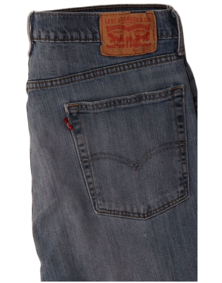 LEVI'S Ανδρικό τζιν 513 ίσιο W36 L31 Μπλε