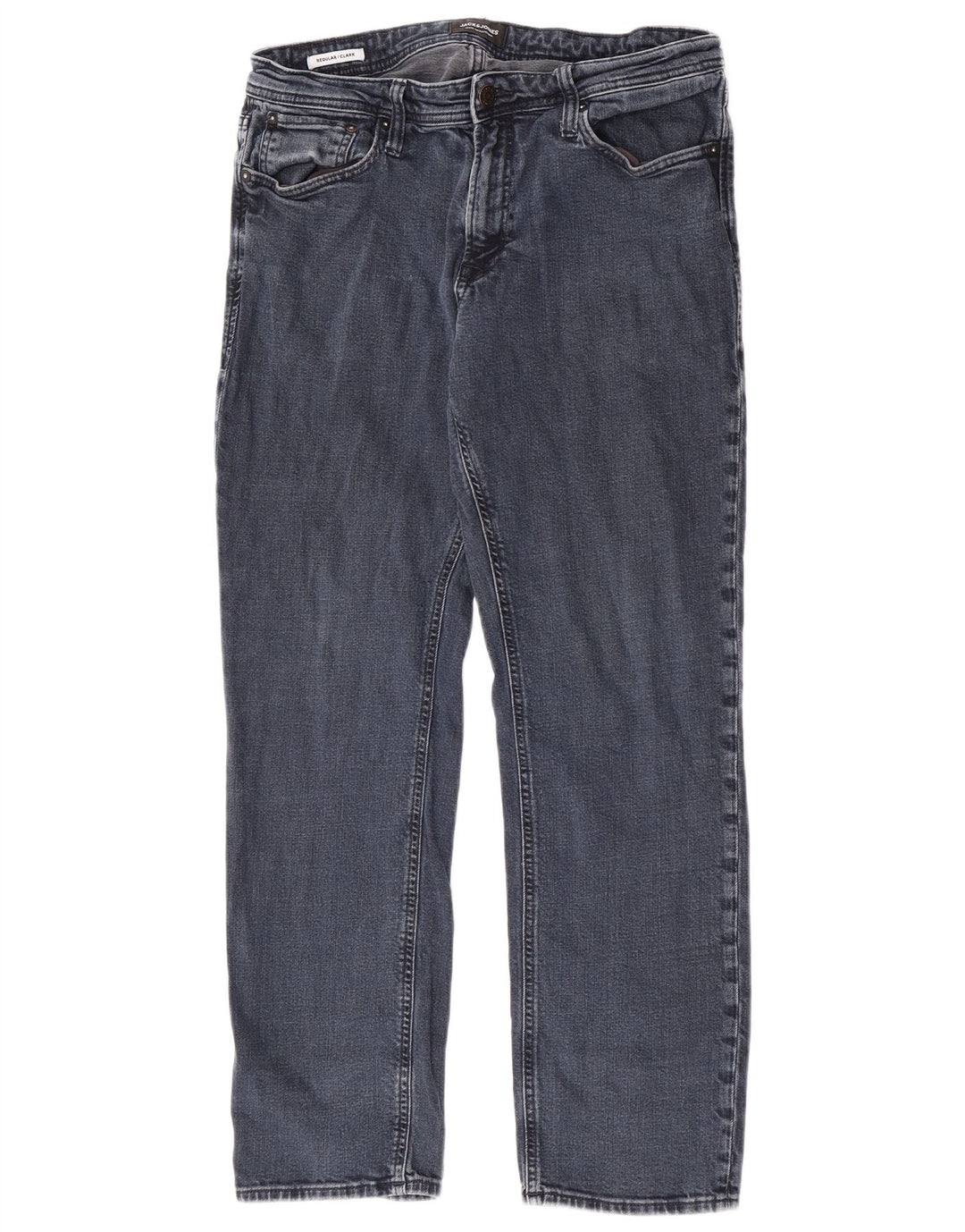 Jack & Jones Ανδρικό τζιν Clark Regular Straight W34 L29 Μπλε βαμβακερό