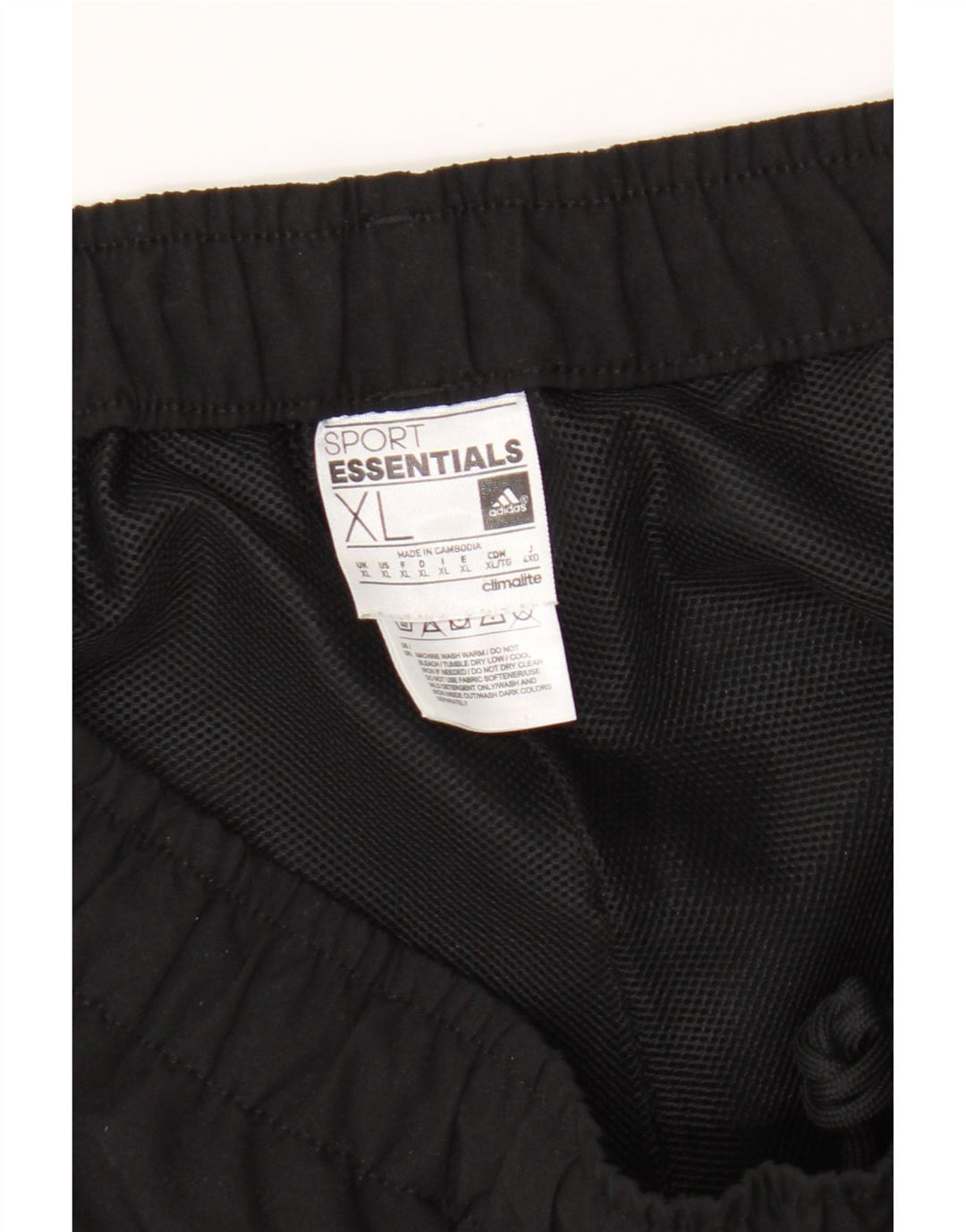 Ανδρικό αθλητικό σορτς Adidas Climalite XL Μαύρο πολυεστέρα