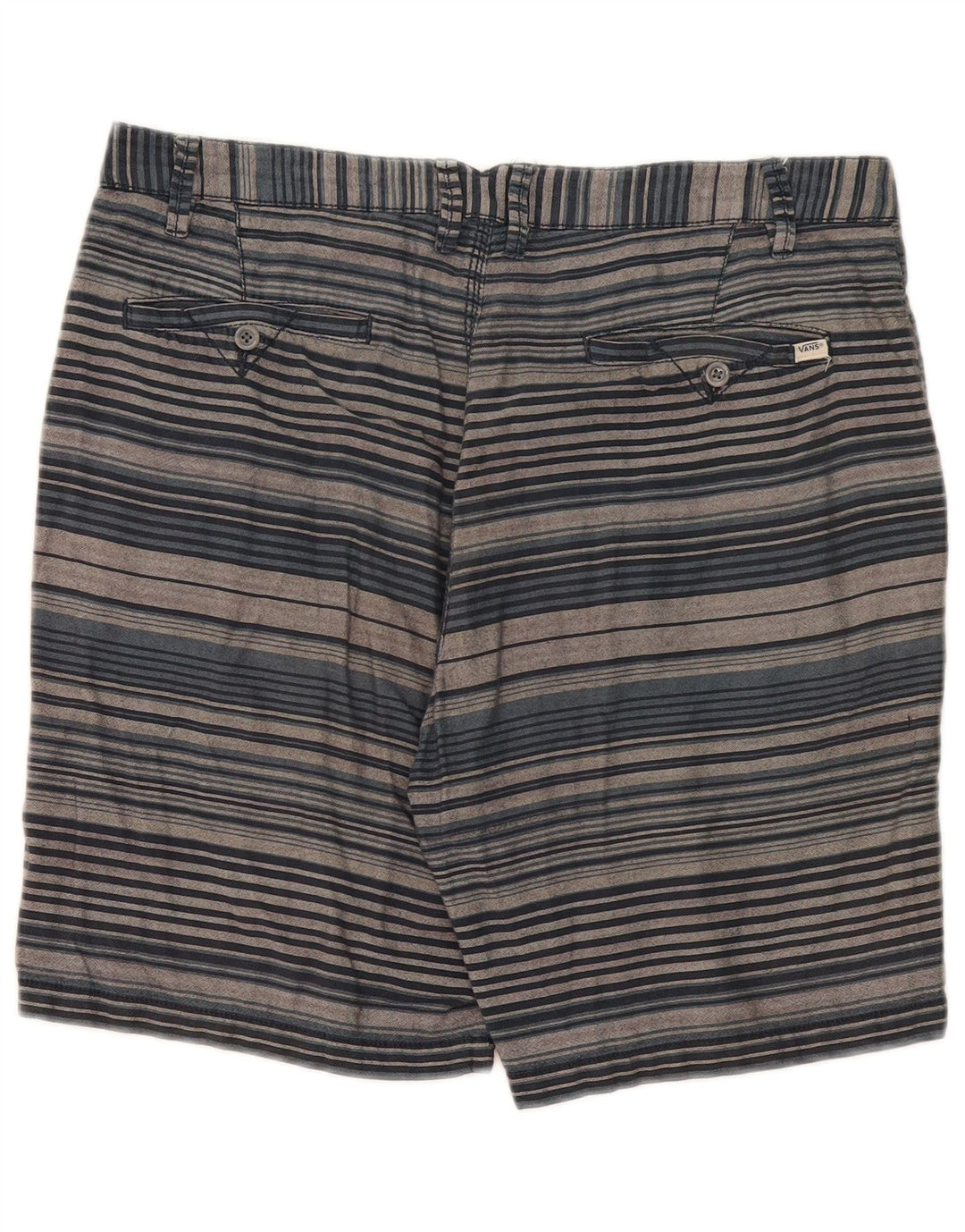 Ανδρικό σορτς Vans Casual W34 Μεγάλο μπλε ριγέ βαμβακερό