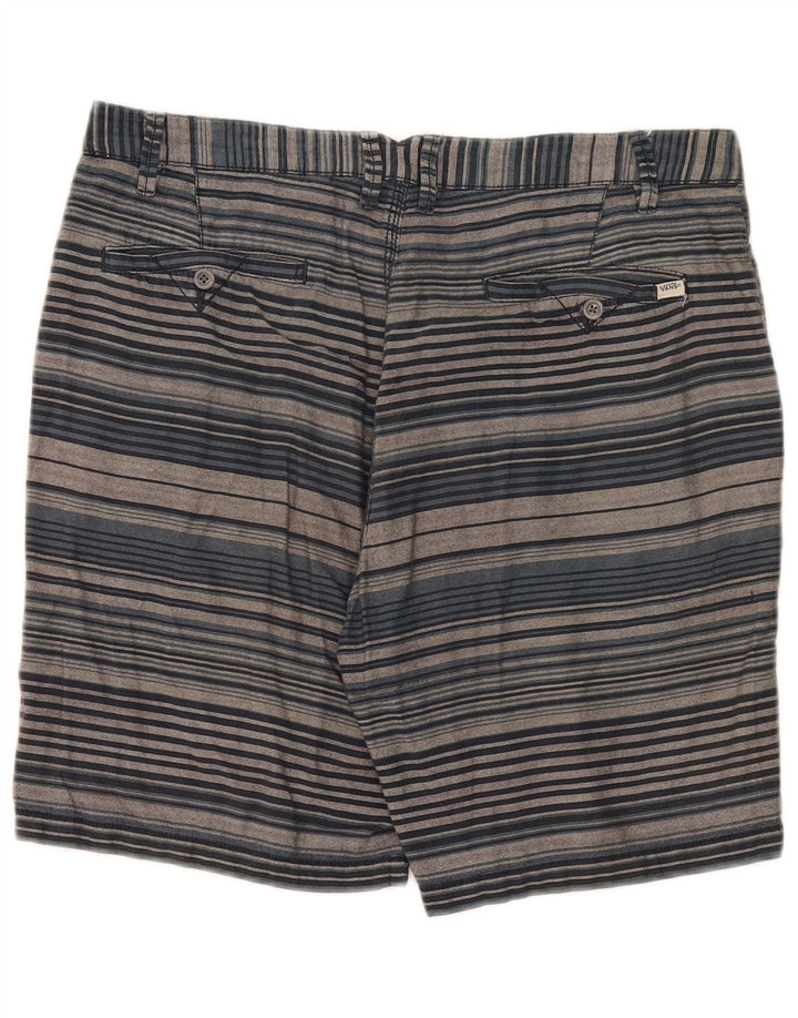 Ανδρικό σορτς Vans Casual W34 Μεγάλο μπλε ριγέ βαμβακερό