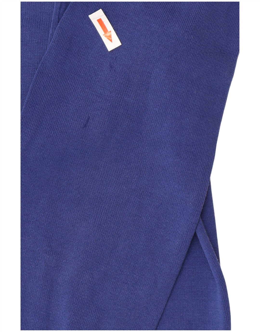 Armani Jeans Ανδρικό πουλόβερ με λαιμόκοψη, μικρό μπλε βαμβακερό