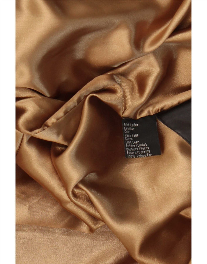 HI-Buxter Γυναικείο Suede Jacket IT 42 Δερμάτινο Μεσαίο Καφέ
