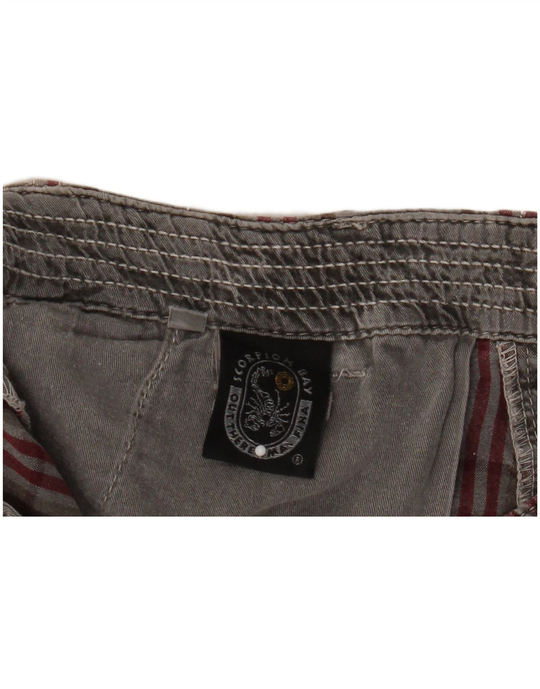 Ανδρικό σορτς Cargo Scorpion Bay W36 Large Grey Check Cotton