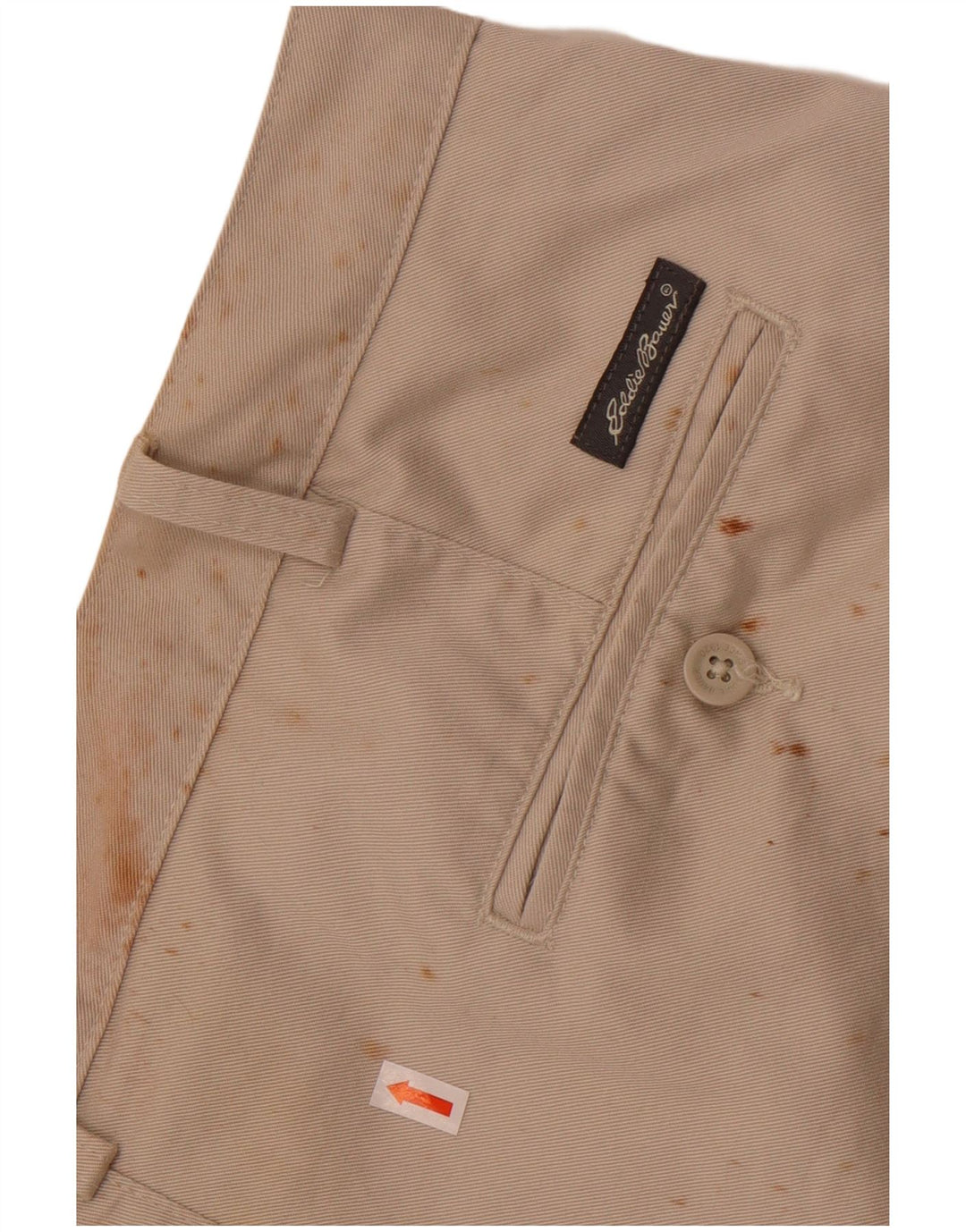Eddie Bauer Ανδρικό ψηλό σορτς Chino W44 2XL Μπεζ βαμβακερό