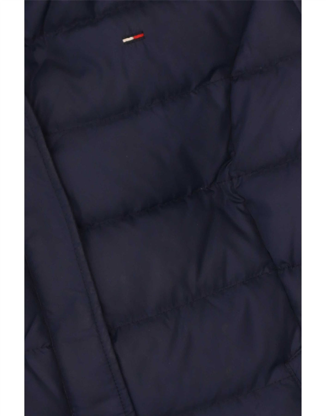 Tommy Hilfiger Γυναικείο μπουφάν UK 16 Large Navy Blue Polyester