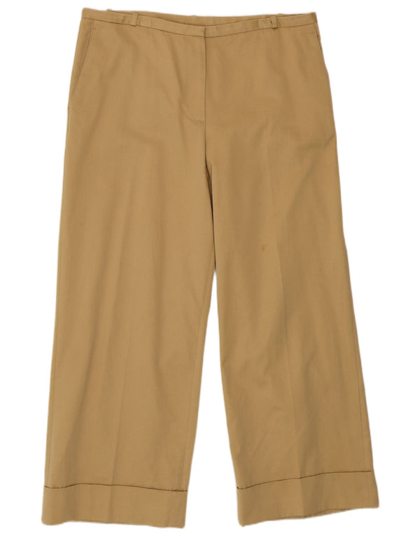 Massimo Dutti Γυναικείο ψηλόμεσο παντελόνι Chino EU 44 XL W34 L28 Beige
