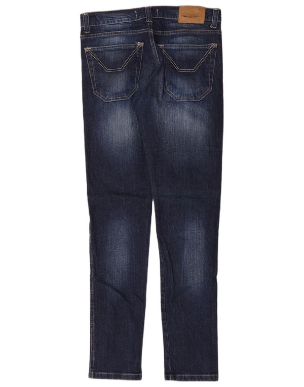 Jeckerson Womens Slim Jeans IT 44 Medium W32 L31 Blue Colourblock