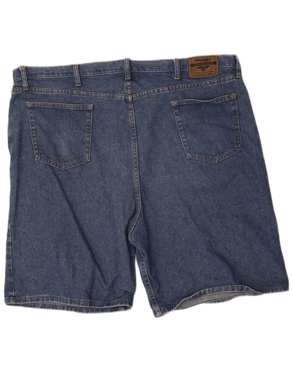 Ανδρικό τζιν σορτς Wrangler με χαλαρή εφαρμογή W48 4XL μπλε βαμβακερό