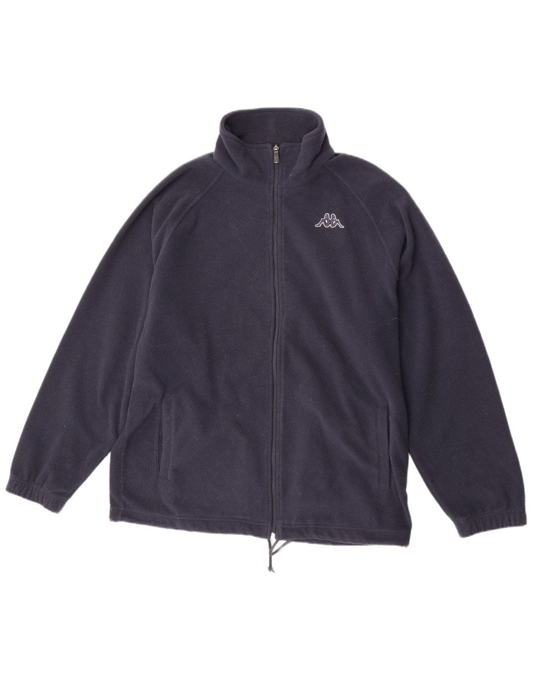 Kappa Mens Fleece Jacket UK 40 Large Navy Blue Polyester