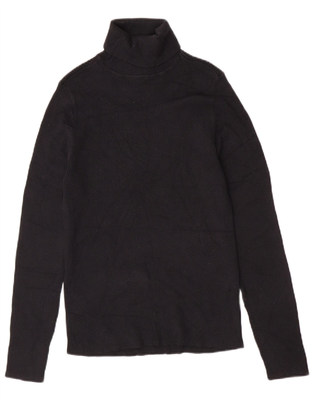 Marks & Spencer Γυναικείο πουλόβερ με ρολό λαιμόκοψη UK 12 Medium Black