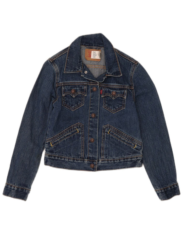 Levi's Girls τζιν μπουφάν 7-8 ετών μεγάλο μπλε βαμβακερό