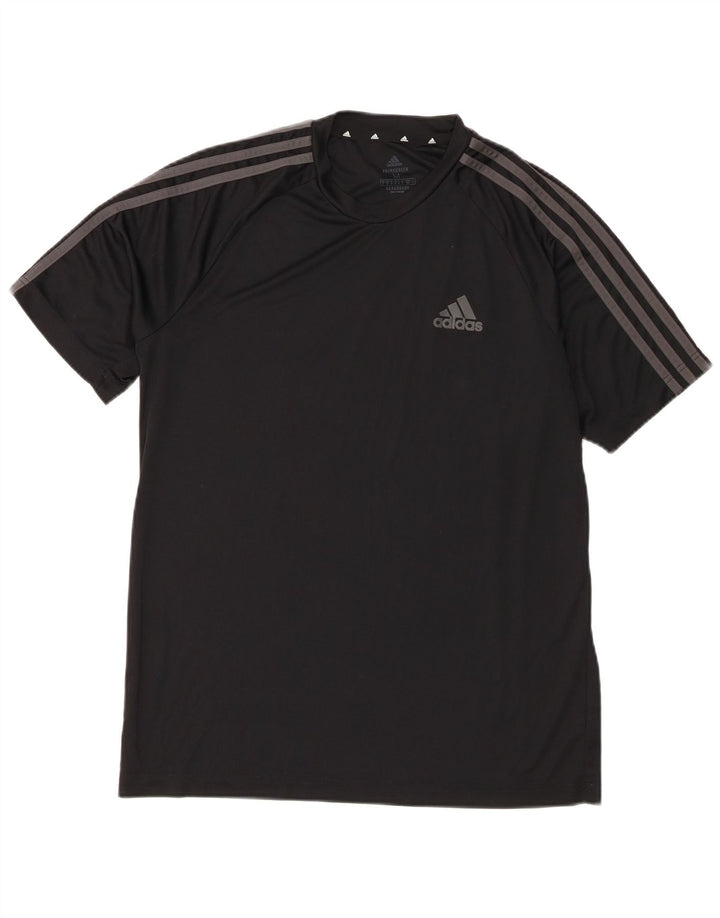 Adidas Ανδρικό T-Shirt Aeroready Top Medium Black Polyester