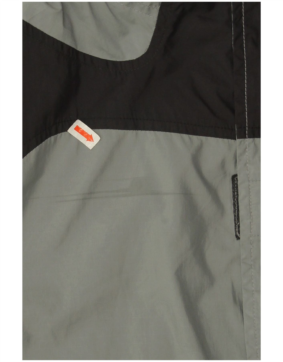 Adidas Ανδρικό μπουφάν βροχής UK 40 Large Grey Colourblock Polyester