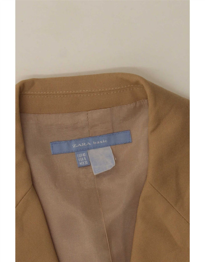 Zara Γυναικείο Μπλέιζερ με 3 κουμπιά μπουφάν EU 40 Medium Beige