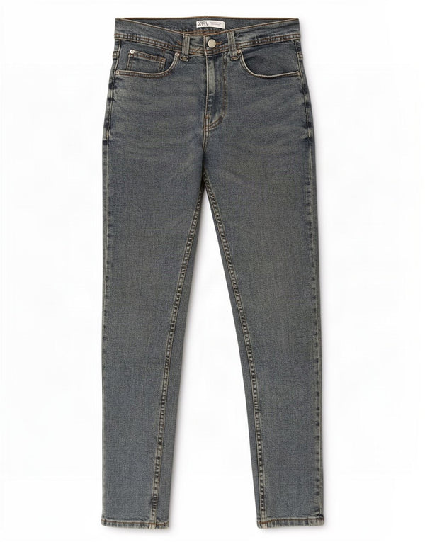 Zara Γυναικείο Slim Jeans EU 42 Large W32 L30 Blue
