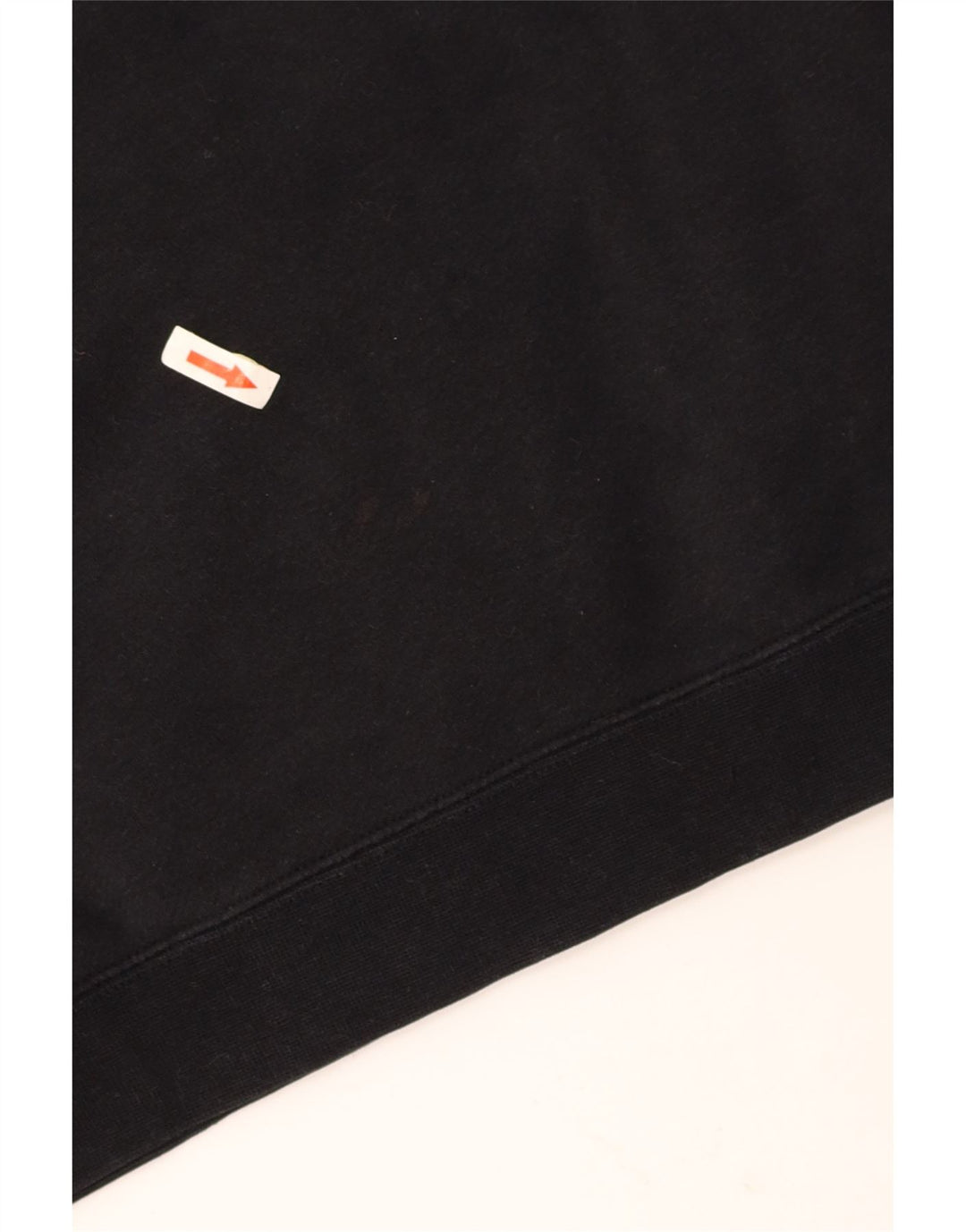 Γυναικεία NIKE Crop Oversized γραφική φούτερ Jumper UK 10 Small Black