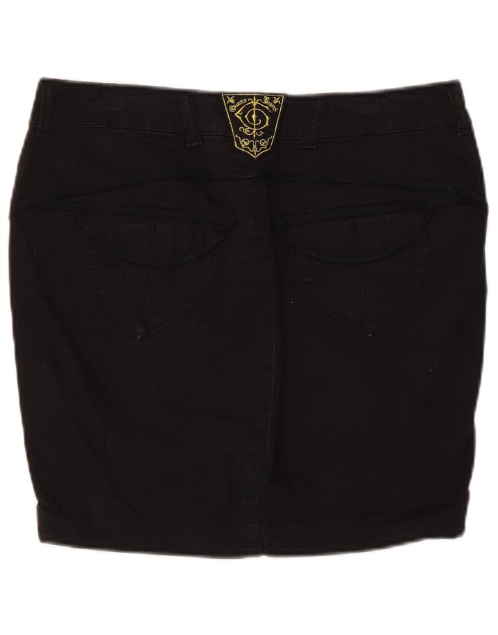 Γυναικεία Μίνι Φούστα Guess W28 Μεσαία Μαύρη Βαμβακερή
