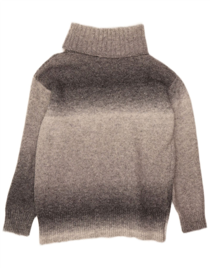 Marks & Spencer Γυναικείο πουλόβερ με ρολό λαιμόκοψη UK 14 Medium Grey
