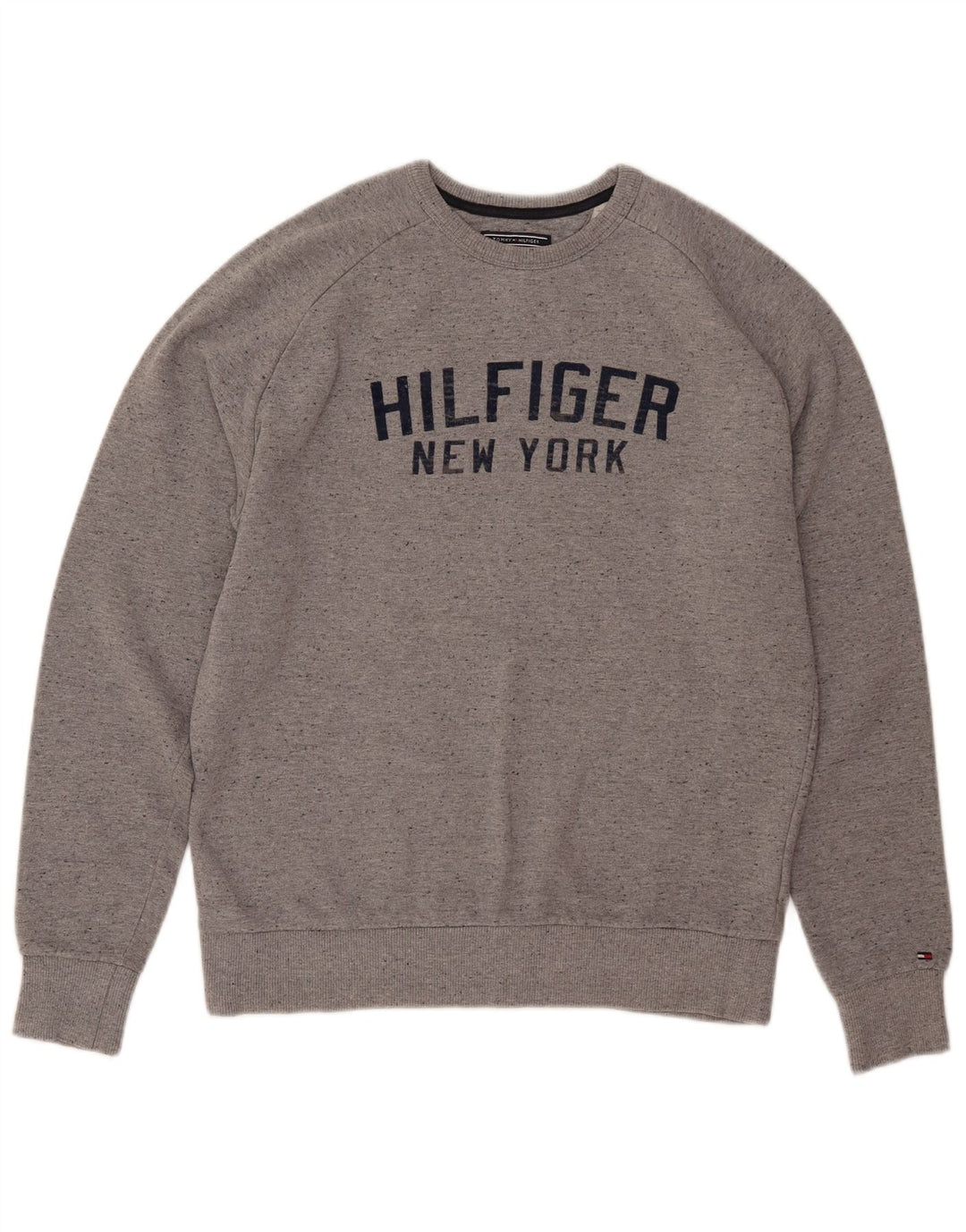 TOMMY HILFIGER Γυναικεία φούτερ Vintage Fit Jumper UK 16 Large Grey