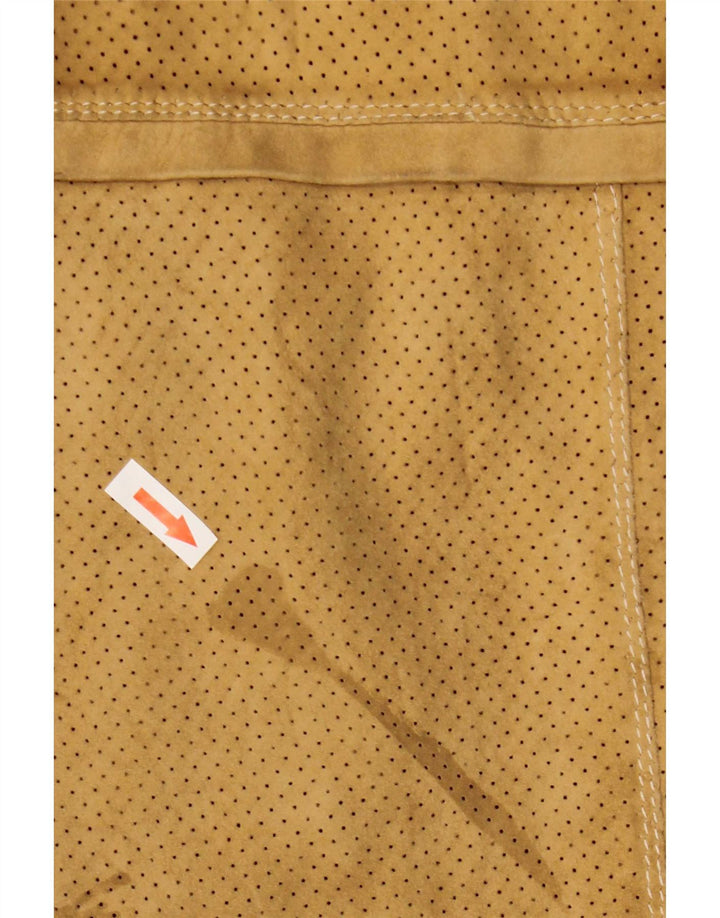 Vintage Ανδρικό Suede Jacket UK 34 XS Beige