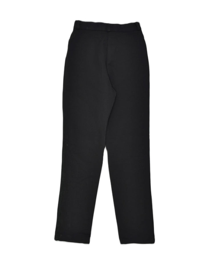 ABSOLU Womens Straight Casual Trousers W24 L29 Black Polyamide | Vintage | Thrift | Second-Hand | Used Clothing | Messina Hembry 