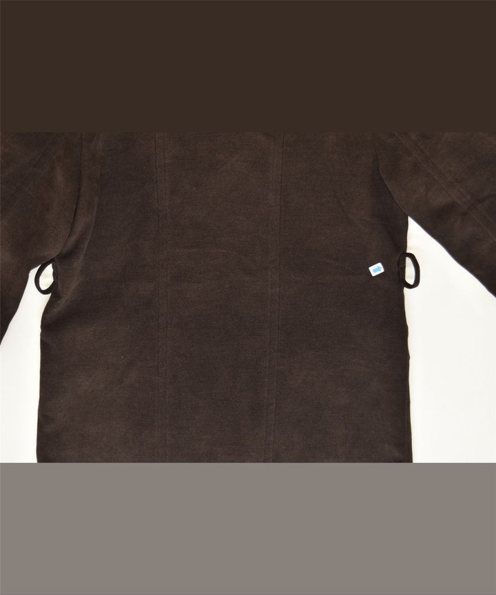 MAX & CO. Womens Oversized Pea Coat UK 6 XS Brown Viscose | Vintage | Thrift | Second-Hand | Used Clothing | Messina Hembry 