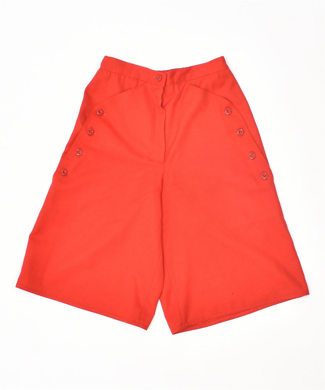 LES COPAINS Girls High Waist Wide Leg Casual Shorts 13-14 Years W24 Red | Vintage | Thrift | Second-Hand | Used Clothing | Messina Hembry 