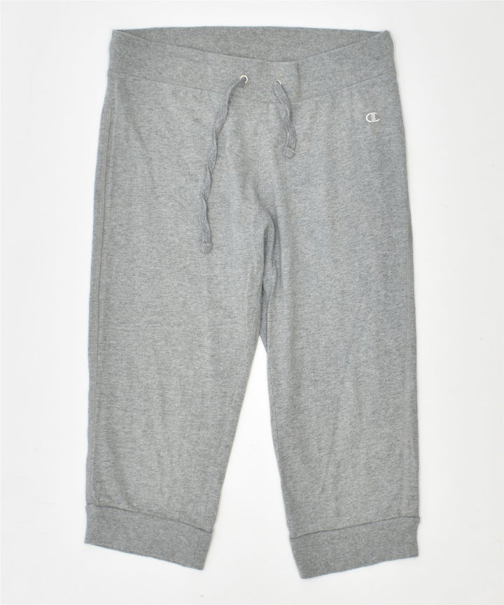 CHAMPION Womens Heritage Fit Sport Shorts UK 10 Small Grey | Vintage | Thrift | Second-Hand | Used Clothing | Messina Hembry 