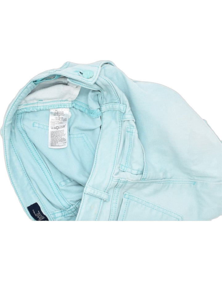 GAP Girls Denim Shorts 11-12 Years W26 Turquoise Cotton | Vintage | Thrift | Second-Hand | Used Clothing | Messina Hembry 