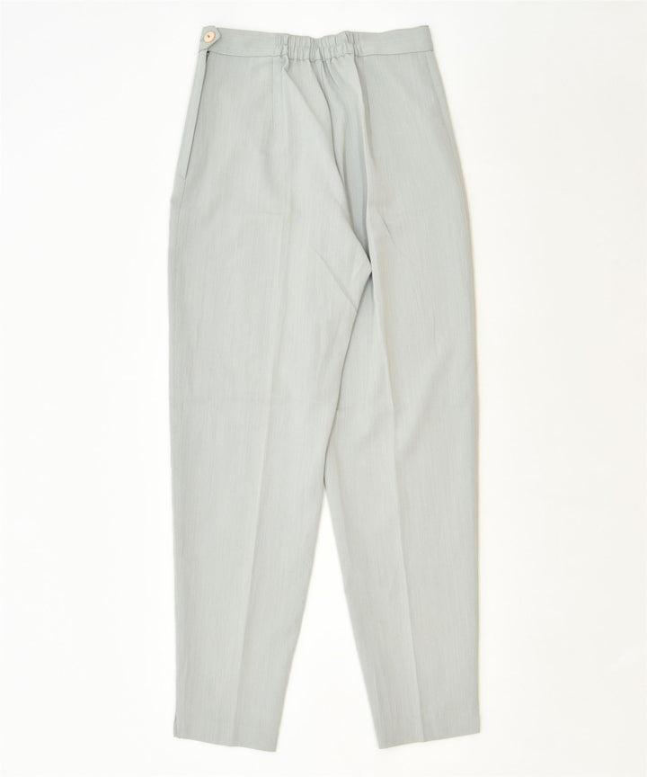 VINTAGE Womens Slim Suit Trousers W28 L30 Grey Polyester Classic | Vintage | Thrift | Second-Hand | Used Clothing | Messina Hembry 