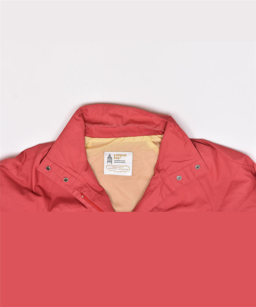 LONDON FOG Womens Harrington Jacket UK 16 Large Red | Vintage | Thrift | Second-Hand | Used Clothing | Messina Hembry 