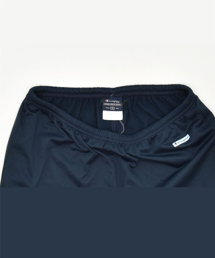 CHAMPION Womens Tracksuit Trousers XL Navy Blue Polyester Sports | Vintage | Thrift | Second-Hand | Used Clothing | Messina Hembry 